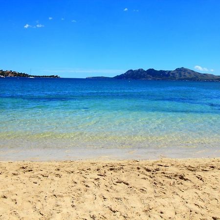 Family Seafront Apt Fantastic Seaview Pollenca Bagian luar foto